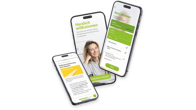 Foto der „Meine Tinnitus App“ auf Smartphones