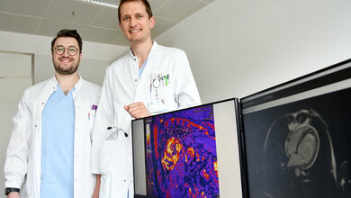 Studienleiter Sebastian Reinstadler (re.) und Erstautor Ivan Lechner