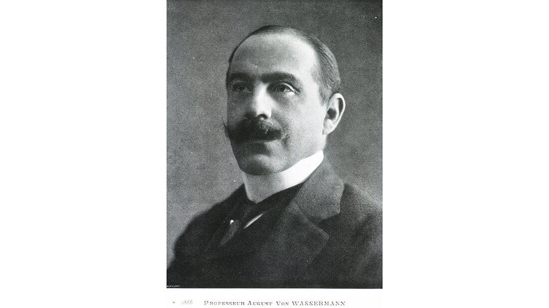 Der Bakteriologe und Immunologe August von Wassermann (1866–1925) Porträtfoto von August von Wassermann