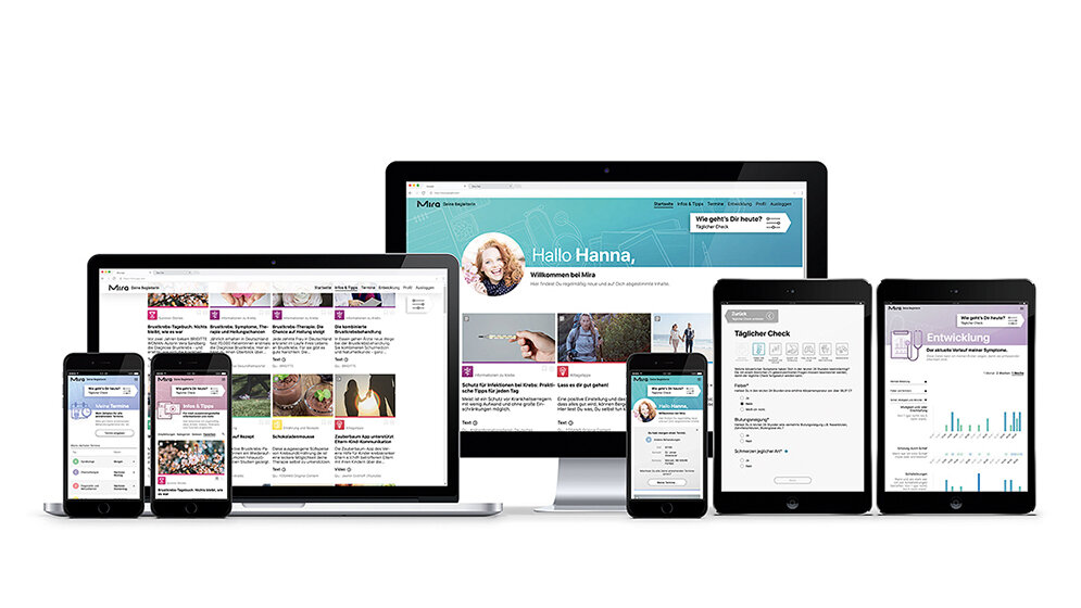 Medien App „Mira“ – Digitale Begleiterin für Krebspatienten