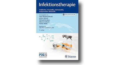 Cover des Buchs „Infektionstherapie: Antibiotika, Virostatika, Antimykotika, Antiparasitäre Wirkstoffe“