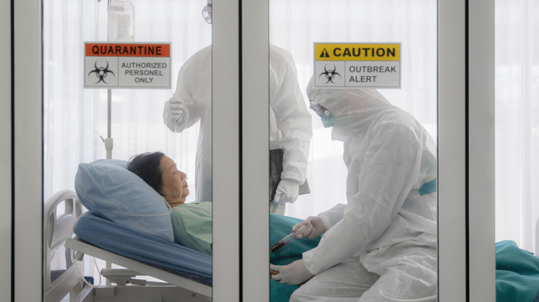 Corona-Impfung im Krankenhaus