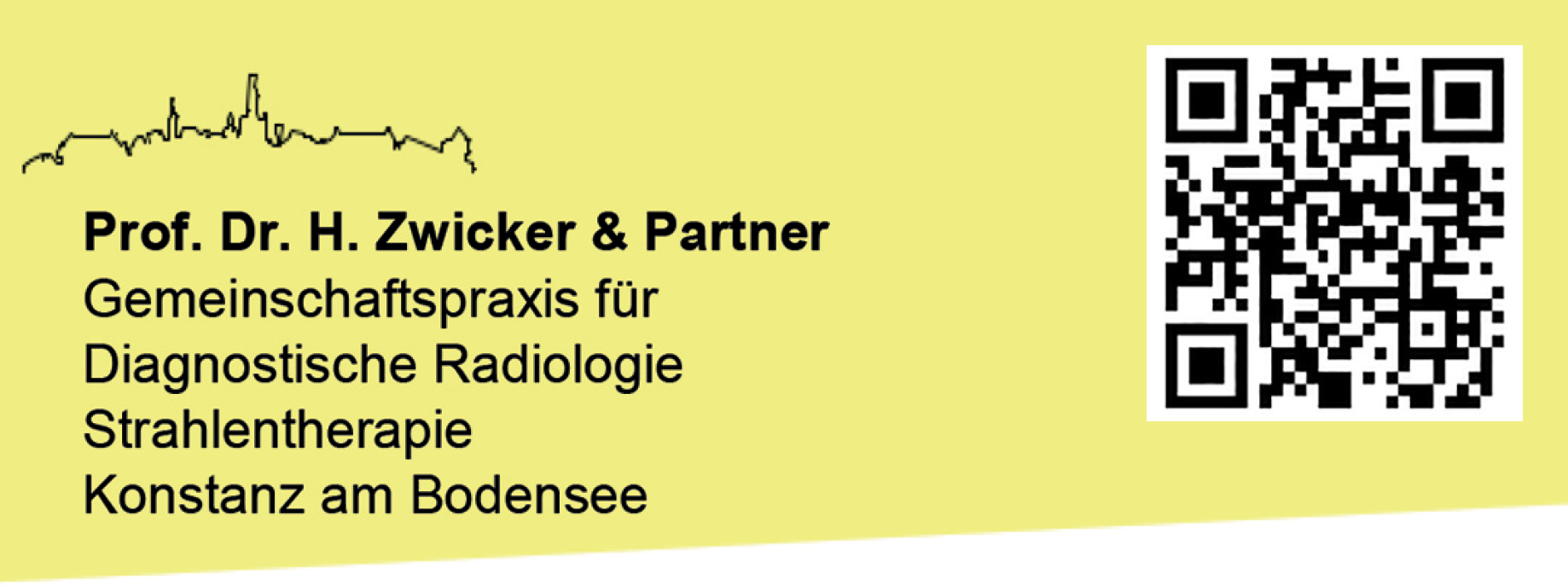 Prof. Dr. H. Zwicker & Partner Gemeinschaftspraxis für Diagnostische Radiologie Strahlentherapie Konstanz am Bodensee