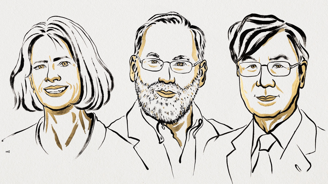 Mary E. Brunkow, Fred Ramsdell and Shimon Sakaguchi (v.l.n.r.)