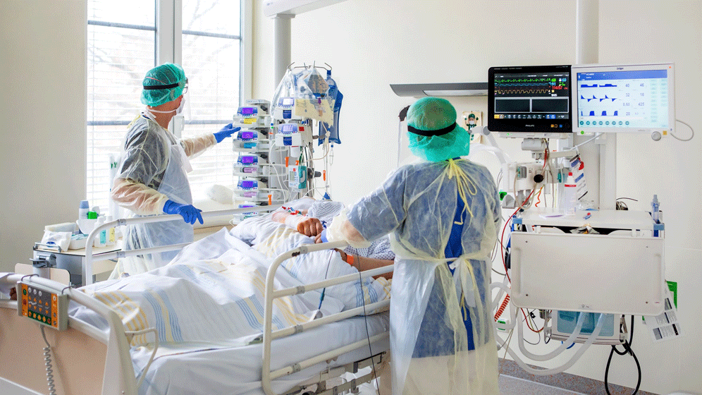COVID-19: Beatmete Intensivpatienten