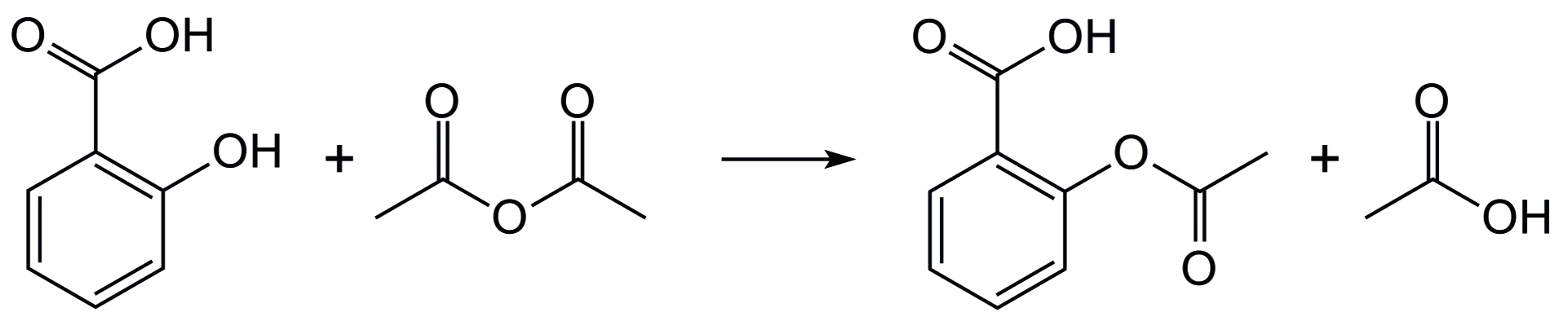 Synthese Acetysalicylsäure