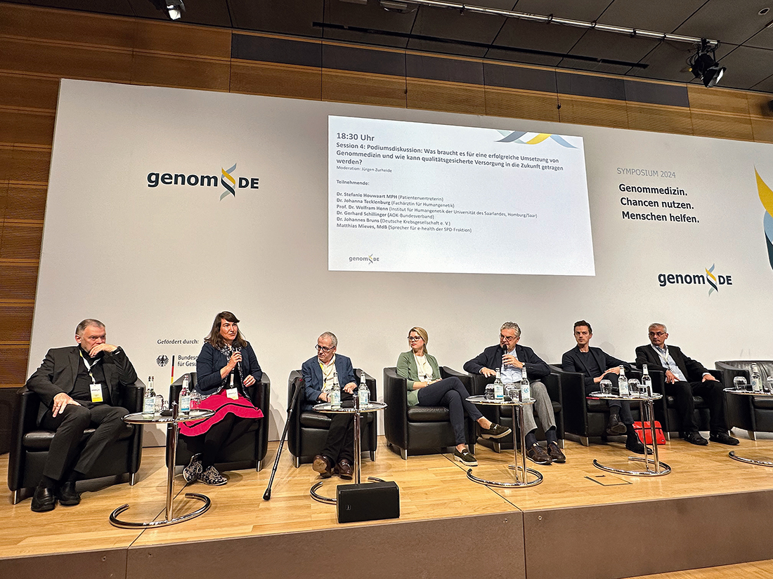 Foto vom Podium der Veranstaltung