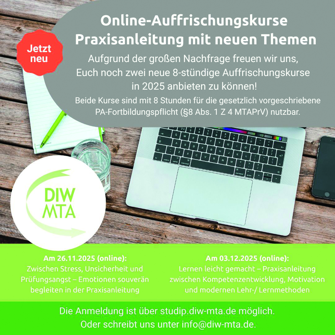 Weiterbildungsangebote im Bereich Praxisanleitung
