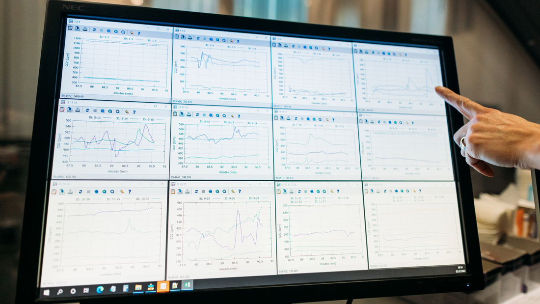 Visualisierung der Messdaten