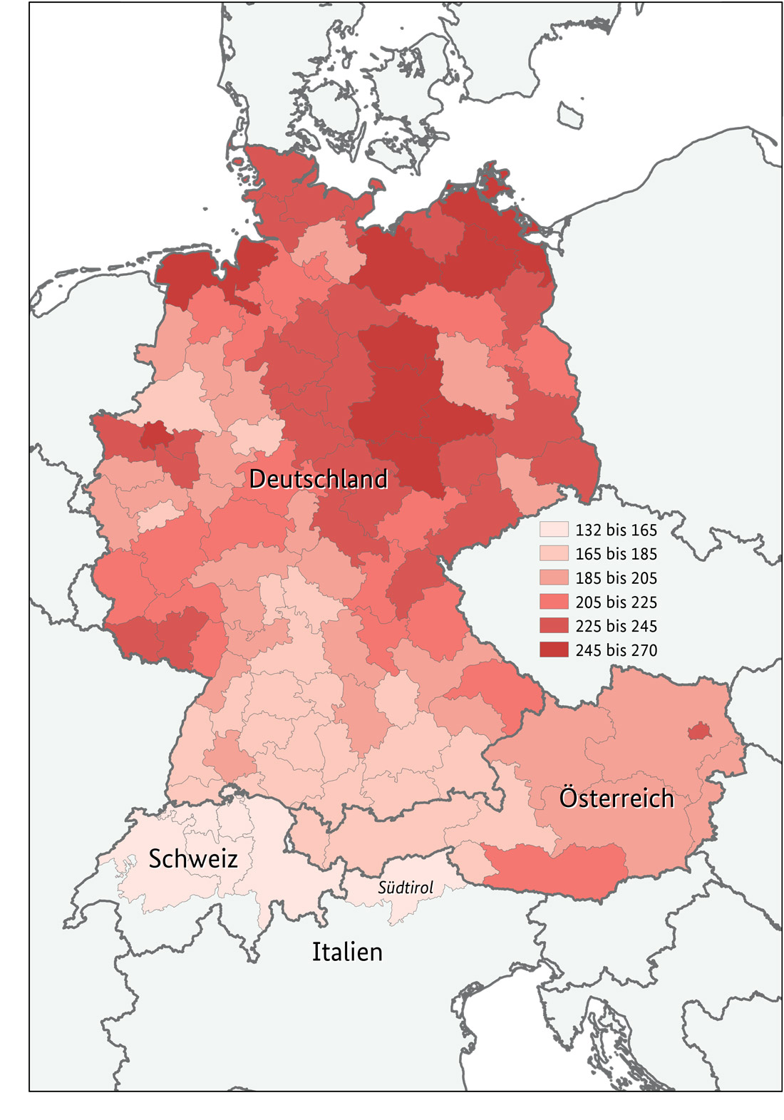 Vermeidbare Sterbefälle je 100.000 Einwohner 