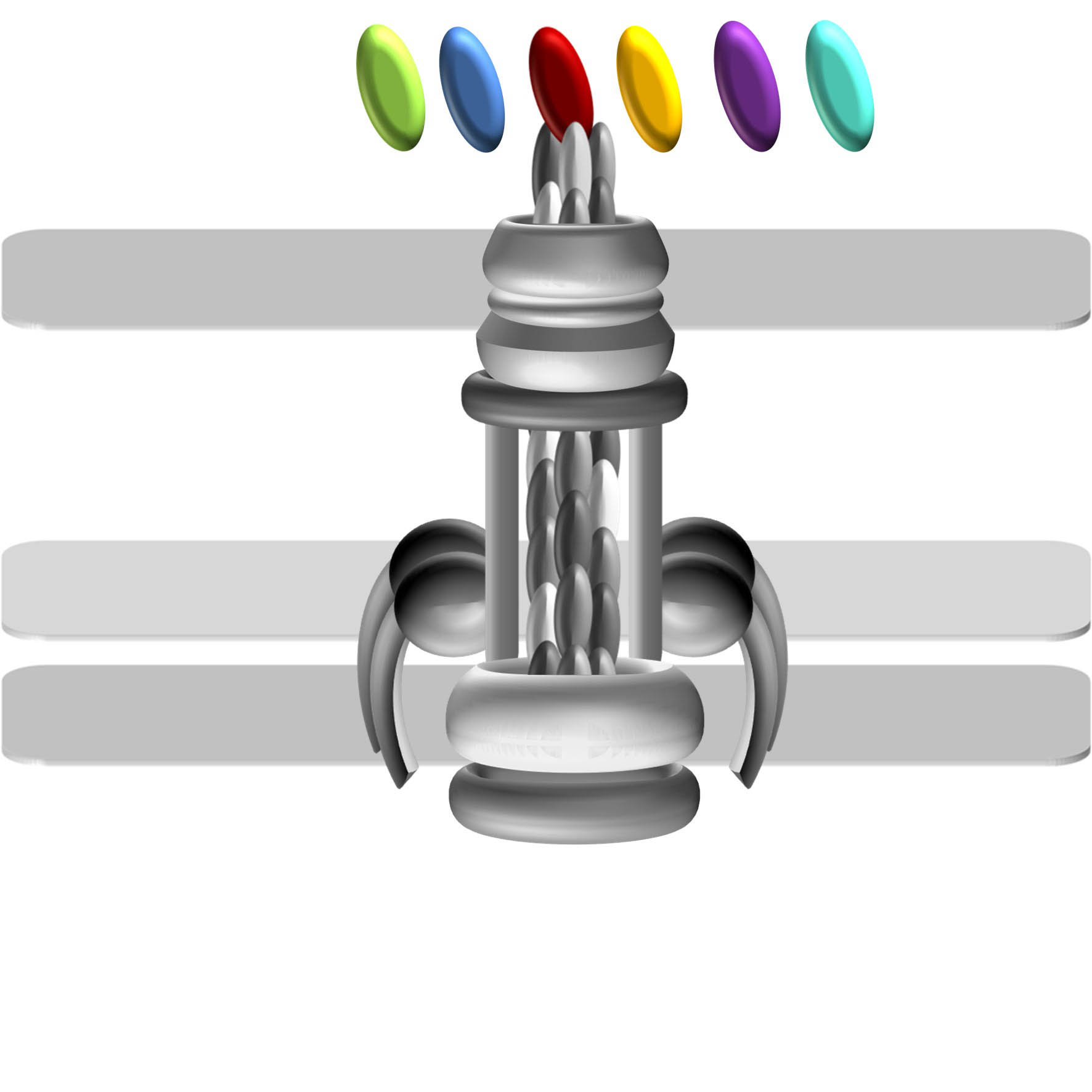 T4A-Pili verschiedener Acinetobacter-Stämme 