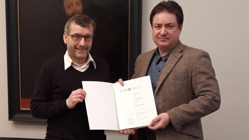 Prof. Walter Rosenthal, Prof. Tomáš Čižmár