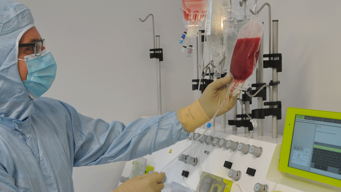 Das GMP-Zelltherapielabor des Zentrums für Stammzelltherapie am Uniklinikum Würzburg